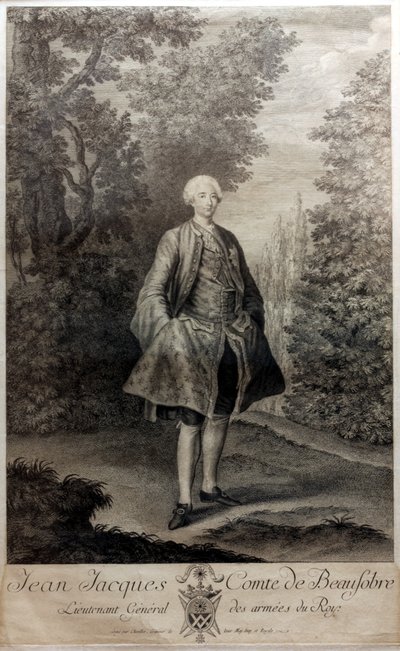 Jean-Jacques, conde de Beausobre (1704-1783), teniente general de los ejércitos del Rey de Justus Chevillet